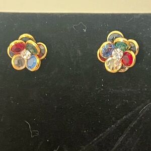 Vintage flower earrings
